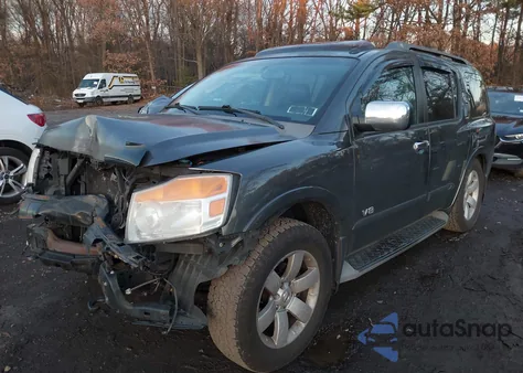 2008 Nissan Armada Le from USA, damaged, VIN 5N1AA08C88N615650